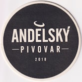 Pivovar Praha - Andělský - Pivní tácek č.4386