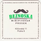 
Pivovar Praha - Beznoska, Pivní tácek è.3133