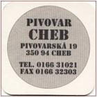 
Pivovar Cheb, Pivní tácek è.906
