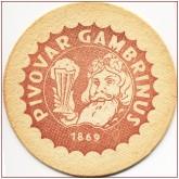 Brewery Plzeň - Gambrinus - Beer coaster id864