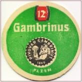 Brewery Plzeň - Gambrinus - Beer coaster id541