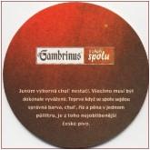 Brewery Plzeň - Gambrinus - Beer coaster id567
