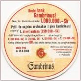 Brewery Plzeň - Gambrinus - Beer coaster id730