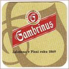Brewery Plzeň - Gambrinus - Beer coaster id2226