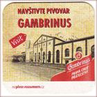 Pivovar Plzeň - Gambrinus - Pivní tácek č.2759