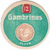 Brewery Plzeň - Gambrinus - Beer coaster id2886