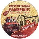 Pivovar Plzeň - Gambrinus - Pivní tácek č.2959