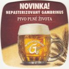 Brewery Plzeň - Gambrinus - Beer coaster id3129