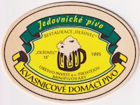 Brewery Jedovnice - Olšovec - Beer coaster id4377