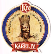Pivovar Karlovy Vary - Karel IV. - Pivní tácek č.4394