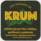 Brewery Moravský Krumlov - Krum - Beer coaster id4295