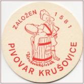 Pivovar Krušovice - Pivní tácek č.121