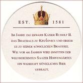 Brewery Krušovice - Beer coaster id2358