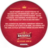 Brewery Krušovice - Beer coaster id3452