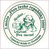
Pivovar Lipník nad Beèvou, Pivní tácek è.2202