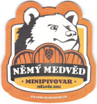 
Pivovar Mìlník - Nìmý medvìd, Pivní tácek è.4159