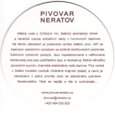 
Pivovar Barto¹ovice v Orlických horách - Pivovar Neratov, Pivní tácek è.4182