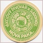 Pivovar Nová Paka - Pivní tácek č.552