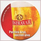 Pivovar Ostrava - Ostravar - Pivní tácek č.1498