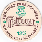 Pivovar Ostrava - Ostravar - Pivní tácek č.3990