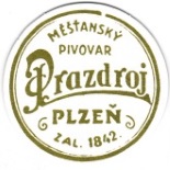 
Pivovar Plzeò - Pilsner Urquell, Pivní tácek è.3495