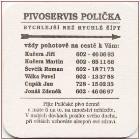 Pivovar Polička - Pivní tácek č.590