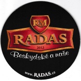 Brewery Střítež - Radas - Beer coaster id3348