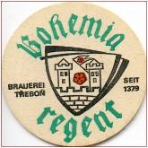 Pivovar Třeboň - Regent - Pivní tácek č.214