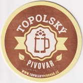 Pivovar Topolná - Pivní tácek č.4349