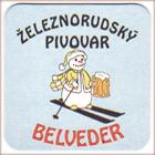 Pivovar Železná Ruda - Belveder - Pivní tácek č.2534