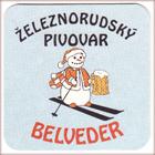 Pivovar Železná Ruda - Belveder - Pivní tácek č.2535