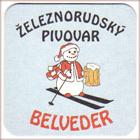 Pivovar Železná Ruda - Belveder - Pivní tácek č.2536