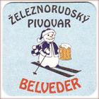 Pivovar Železná Ruda - Belveder - Pivní tácek č.2767