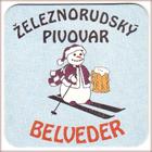 Pivovar Železná Ruda - Belveder - Pivní tácek č.2768