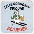 Pivovar Železná Ruda - Belveder - Pivní tácek č.2256