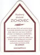 Pivovar Zichovec - Pivní tácek č.3802