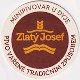 Brewery Znojmo - Zlatý Josef - Minipivovar U Dyje - Beer coaster id4387
