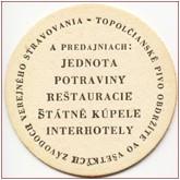 
Brewery Topoµèany, Beer coaster id135