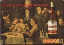 
Brewery Èeské Budìjovice - Budweiser Budvar, Beer coaster id40