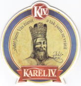 
Pivovar Karlovy Vary - Karel IV., Pivní tácek è.3680