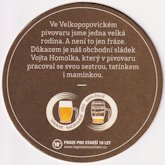 Brewery Velké Popovice - Beer coaster id4270