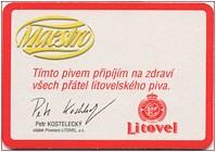 
Pivovar Litovel, Pivní tácek è.1212