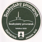 Pivovar Ostravice - Beskydský pivovárek - Pivní tácek č.4520 Pivovar Ostravice - Beskydský pivovárek - Pivní tácek č.4520