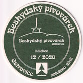 Pivovar Ostravice - Beskydský pivovárek - Pivní tácek č.4521 Pivovar Ostravice - Beskydský pivovárek - Pivní tácek č.4521