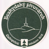 Pivovar Ostravice - Beskydský pivovárek - Pivní tácek č.4515 Pivovar Ostravice - Beskydský pivovárek - Pivní tácek č.4515