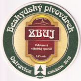 Pivovar Ostravice - Beskydský pivovárek - Pivní tácek č.4518 Pivovar Ostravice - Beskydský pivovárek - Pivní tácek č.4518