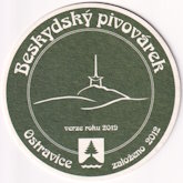 Pivovar Ostravice - Beskydský pivovárek - Pivní tácek č.4519 Pivovar Ostravice - Beskydský pivovárek - Pivní tácek č.4519