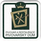 
Pivovar Praha - Pivovarský dùm, Pivní tácek è.3296