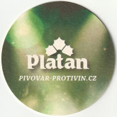 Pivovar Protivín - Platan - Pivní tácek č.4239