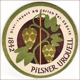 
Pivovar Plzeò - Pilsner Urquell, Pivní tácek è.2188